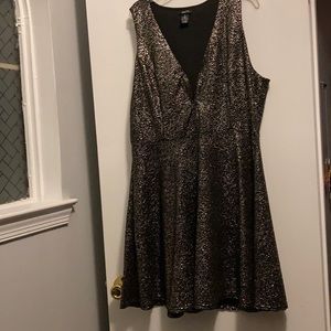 Sparkley gold and black dress